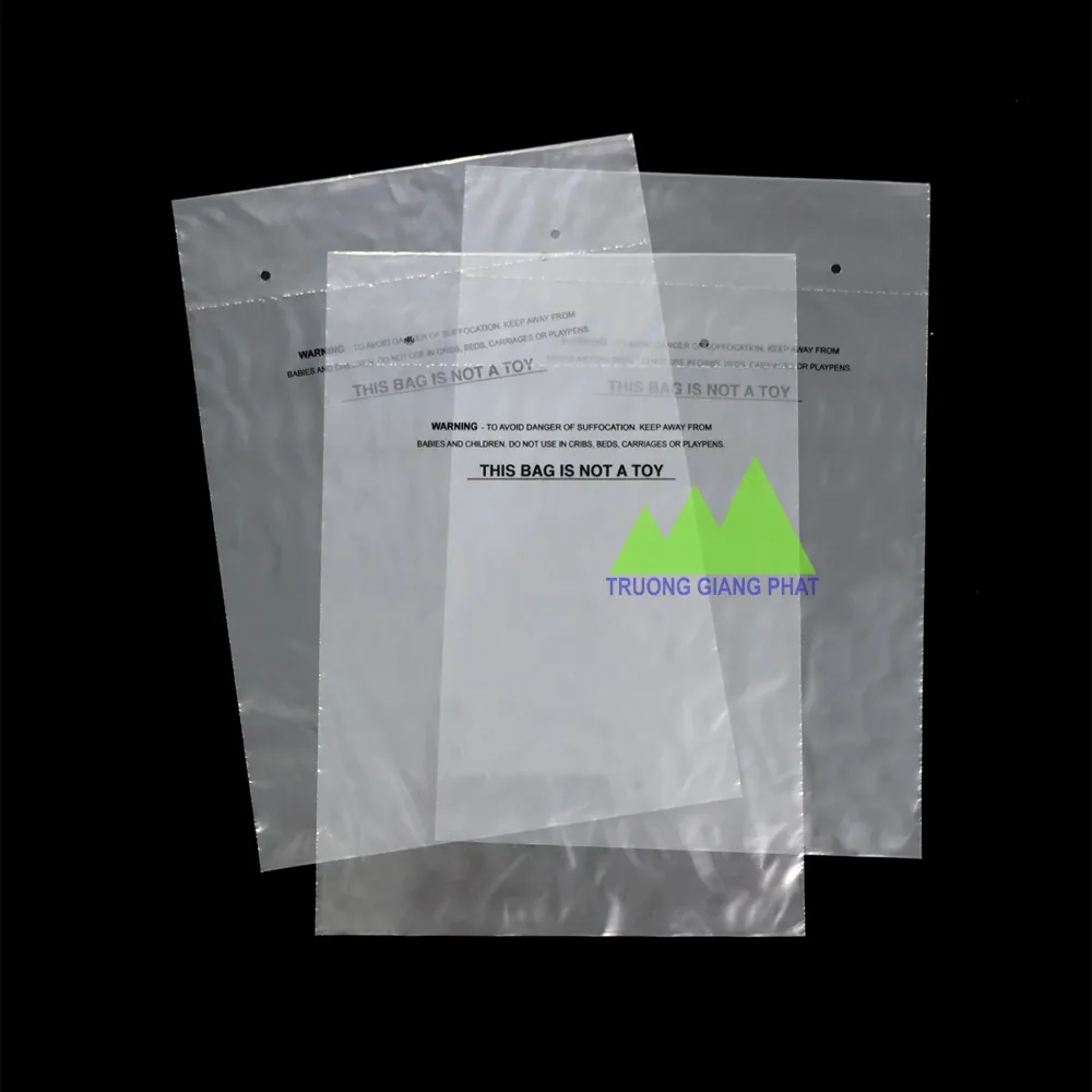 Túi hàn cạnh miệng bằng có in