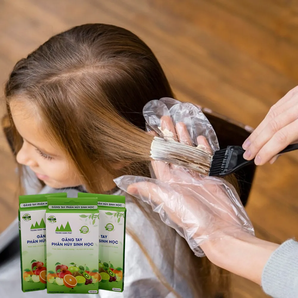 Găng tay nilon nhuộm tóc