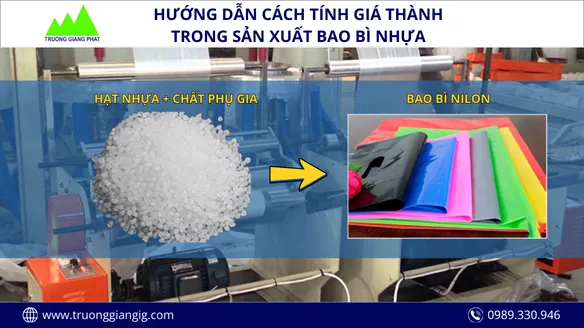 Hướng dẫn cách tính giá thành trong sản xuất bao bì nhựa